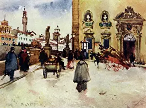 Vecchio: Frescobaldi Palace, Florence, Italy