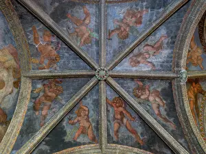 Mosnier: Frescoes, Chapel, Chateau de Villesavin, Tour-en-Sologne