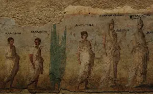 Names: Frescoes depicting procession scene. Burial chamber