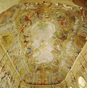 Premonstratensian: Fresko in the monastery Hradisko