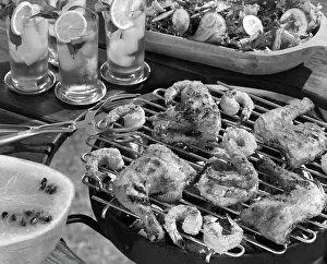 Frt001: Fried Chicken And Shrimp Retro