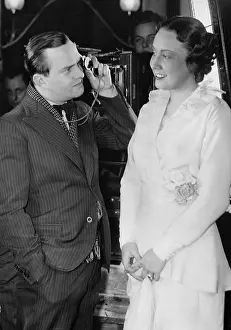 Proof: Friedl Behn and Lida Baarova at the filming of Barcarolle