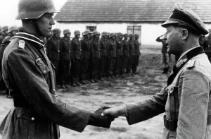 Handshake: Friedrich Brandt, 1942