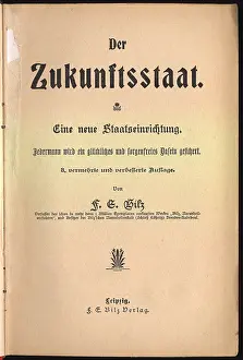 Editions: Friedrich Eduard Bilz, book The Future State, 1905