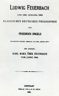 Feuerbach: Friedrich Engels