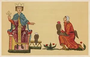 Friedrich II and Falcons
