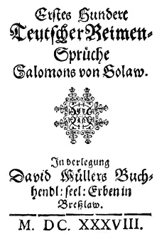 Hundert: Friedrich Logaus