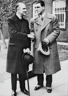 Gaff: Friedrich von Prittwitz and Gaffron with Max Schmeling