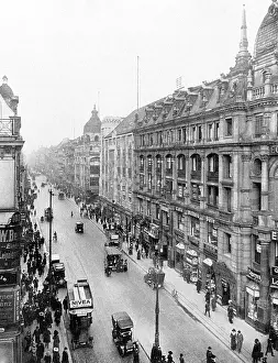 Friedrichstrasse: The Friedrichstrasse, around 1914