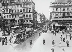 Fischer: The Friedrichstrasse in Berlin, around 1900