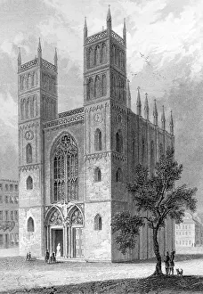 Markt: The Friedrichswerder Church in Berlin, around 1840