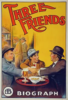Clasping: Three friends
