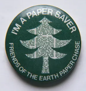 Awareness: Friends of the Earth badge, UK