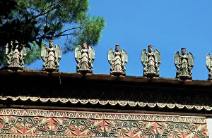 Antefix: Detail of the frieze, the
