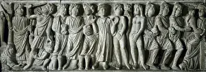 Paleo: Frieze. Constatine's period. 4th c. The front