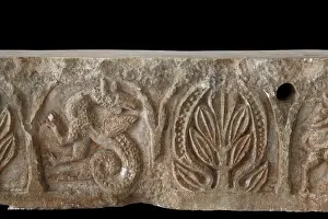 Fier: Frieze with creature and tree, National Museum