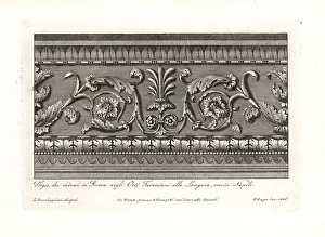 Pietro Ruga: Frieze with decorative foliage from the Farnese