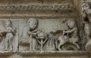 Niches: Frieze, Eglise Saint-Jacques, Aubeterre-sur-Dronne