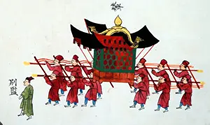 Courtier: Frieze in the members lounge of the South Korean