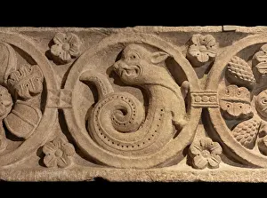 Daarcheologie: Frieze, Musee Ochier, Cluny Abbey, Saone et Loire, France