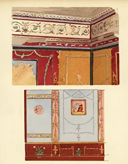 Interior Decoration: Frieze in a room in the Fourth Pompeian Style