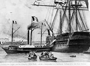 Riverboat: The frigate Belle Poule, 1840