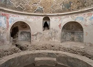 Parco: Frigidarium, Stabian Baths, Pompeii, Campania, Italy