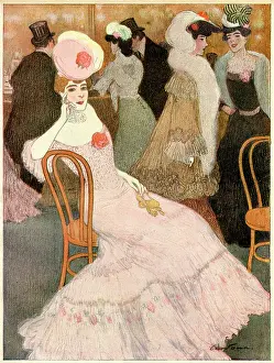 Flounce: Frilly Pink Frock 1906