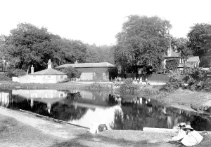 Frimley: Frimley Green, on the Canal 1909