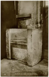Anglo Saxon: Frith Stool, Beverley Minster, East Riding of Yorkshire