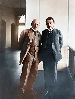 Haber: Fritz Haber and Albert Einstein, circa 1914