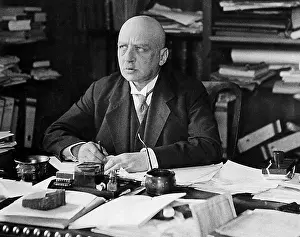 Chemicals: Fritz Haber at his desk, 1931