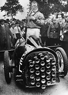 Avus: Fritz von Opel in his Rak 2, 1928