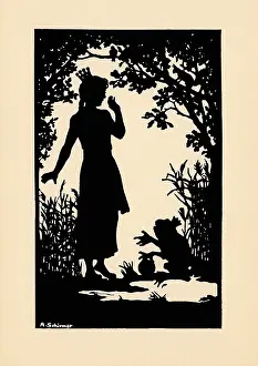 Schirmer: The Frog Prince in silhouette