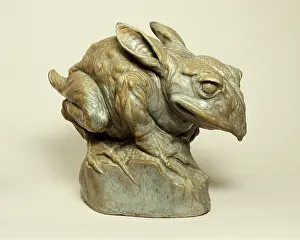 Stoneware: Frog with rabbit ears