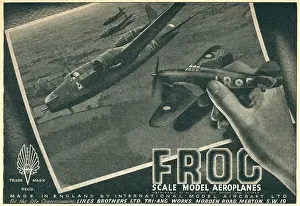 Morden: Frog Scale Model Aeroplanes Advertisement
