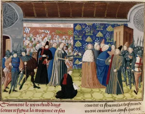 Sceptre: Froissart Chronicles (c.1333-c.1404). Richard