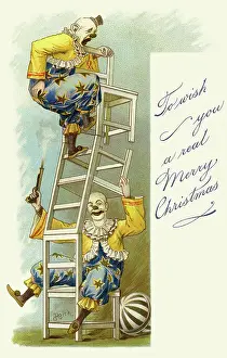 Frolicking: Frolicking clowns