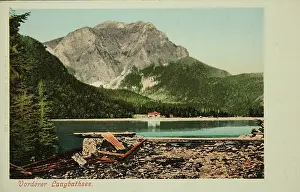 Ebensee: Frontal Langbathsee near Ebensee (Upper Austria)