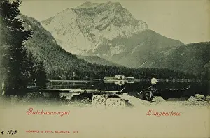 Ebensee: Frontal Langbathsee near Ebensee (Upper Austria)