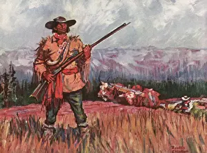 Ranchers: Frontiersman holding Rifle