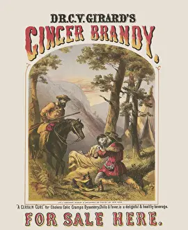 Fever: Two frontiersmen giving some of ginger brandy