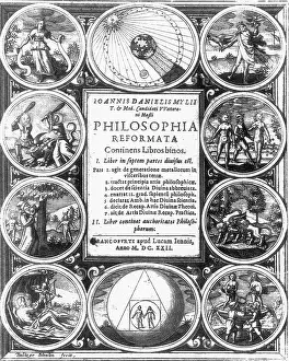 Tract: Frontispiece of Alchemical Treatise