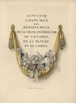 Lante: Frontispiece: Costumes of the departments of