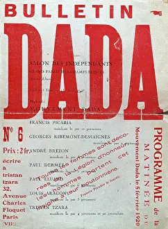 Dadaism: Frontispiece of the Dada Bulletin