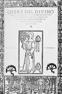 Divina: Frontispiece from Dante's Divine Comedy