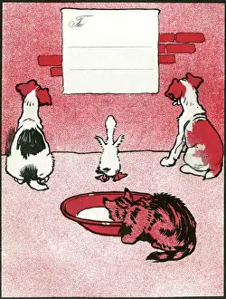 Gosling: Frontispiece design by Cecil Aldin, My Pets and Their Ways