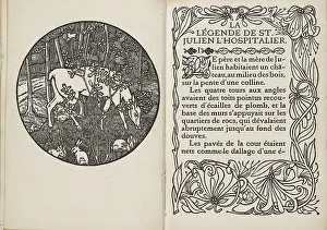 Legende: Frontispiece from Gustave Flaubert: Legende de Saint Julien