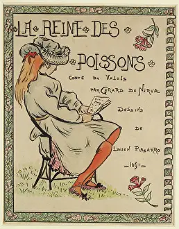 Poissons: Frontispiece, La Reine des Poissons, Lucien Pissarro