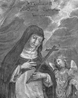 Sienne: Frontispiece, Life of St Agnes of Jesus, Monastery